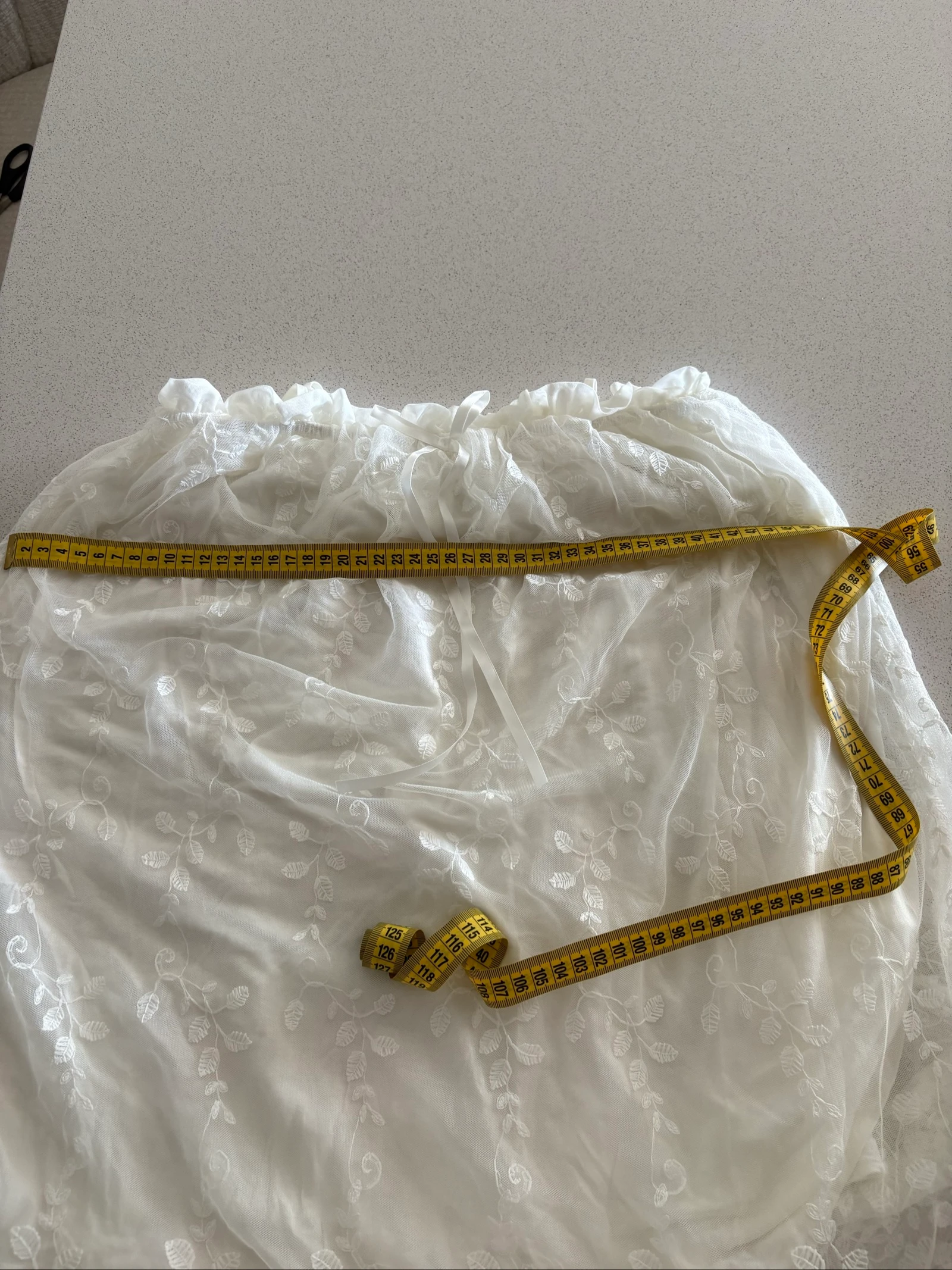 Pijama branco bordado romântico Romantic – photo 5